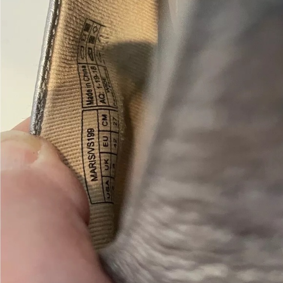 Vionic Size US 10 EU 40 Silver Pewter Aruba Maria Wedge Espadrilles - Picture 9 of 11